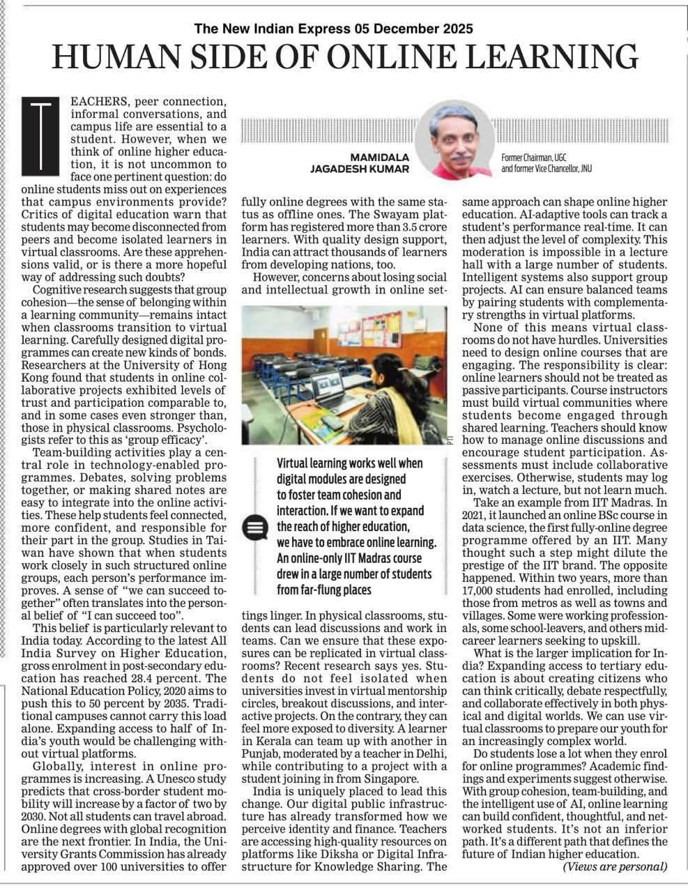 Human Side Of Online Learning